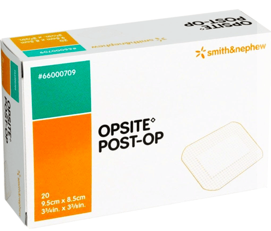 Smith&Nephew Opsite postoperatief wondverband eilandpleister 9,5x8,5cm per 20st. - afbeelding 0