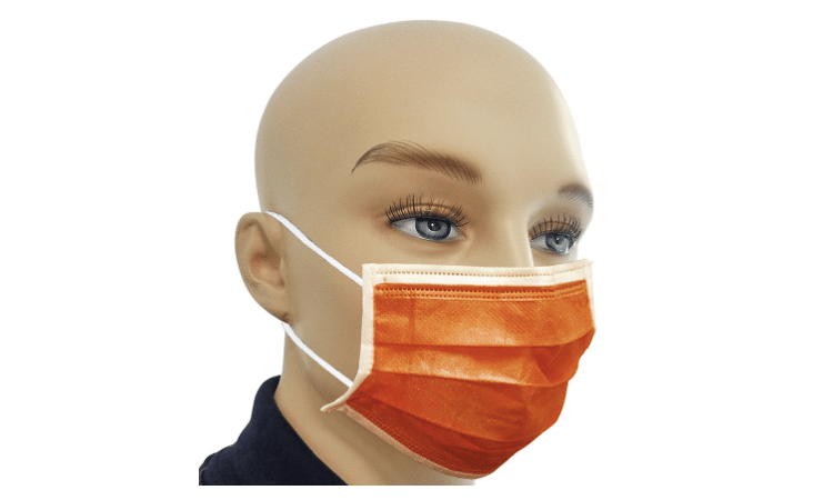 Oranje mondmaskers