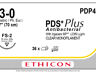 PDS Plus PDP423H Hechtdraad 3-0 FS2- 70cm per 36st