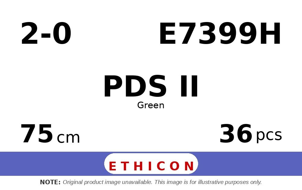 PDS II E7399H hechtdraad - SH-1 PLUS 2-0 - 75cm - | per 36 st. |