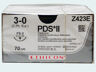 PDS II hechtdraad Z423E 70cm- 3-0-nld FS-2 per 24 st