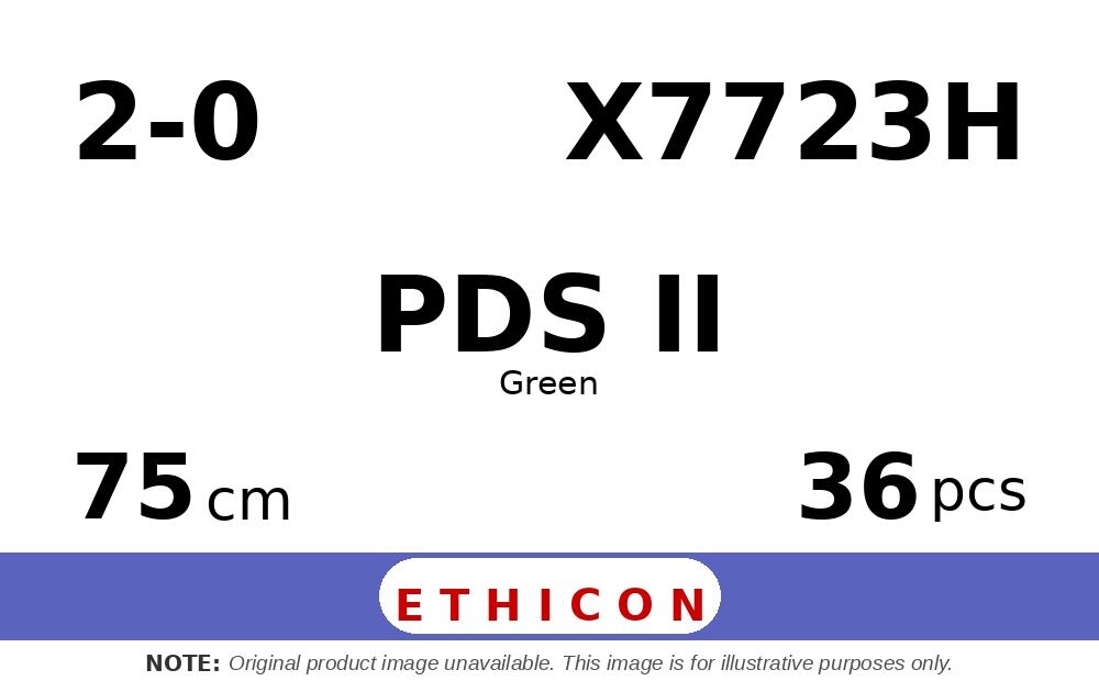 PDS II X7723H hechtdraad - KS 2-0 - 75cm - | per 36 st. |