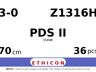 PDS II Z1316H hechtdraad - SH 3-0 - 70cm - | per 36 st. |
