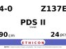PDS II Z137E hechtdraad - V-5 4-0 - 90cm - | per 24 st. |