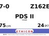 PDS II Z162E hechtdraad - BV-1 7-0 - 75cm - | per 24 st. |