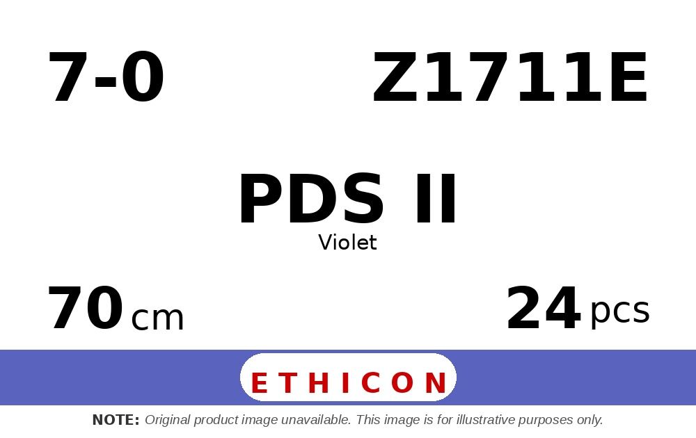 PDS II Z1711E hechtdraad - CC 7-0 - 70cm - | per 24 st. |