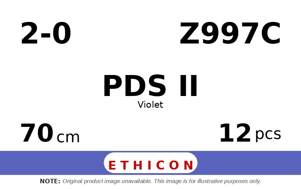 PDS II Z997C hechtdraad - STP-10 2-0 - 70cm - | per 12 st. |