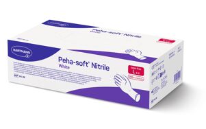 Peha Soft nitril handschoenen wit per 200st.