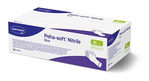 Peha soft nitrile blue handschoenen L per doos a 150st