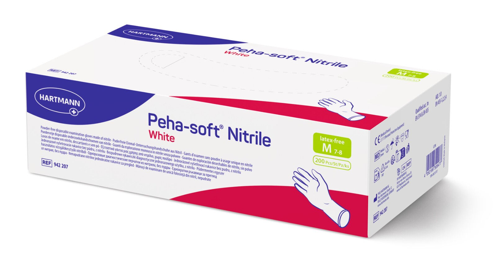 Nitril handschoenen wit