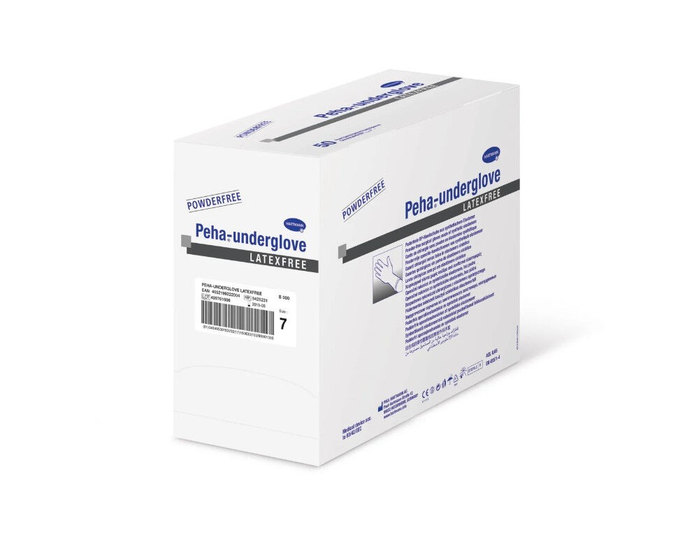 Peha Underglove steriele handschoenen PI onderhandschoen per 50 paar 