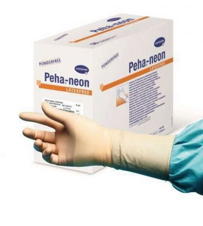 Peha Neon latexvrije steriele handschoenen per 50 paar