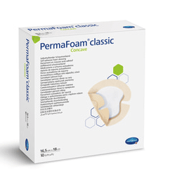 Permafoam classic concave border schuimverband 16.5x18cm per 10st - afbeelding 0