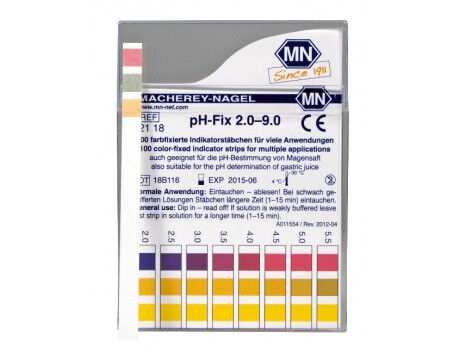 pH-Fix indicator strips range 2.0 – 9.0 per 100st.