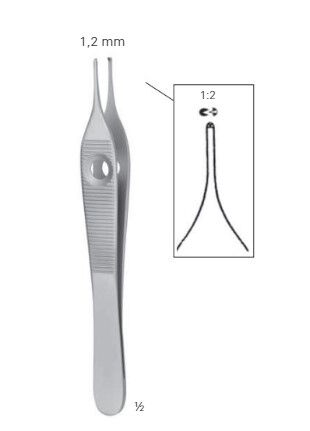Pincet adson 12cm HB0362