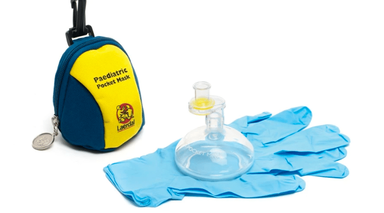 Pocketmask beademingsmasker pediatrisch kind per stuk