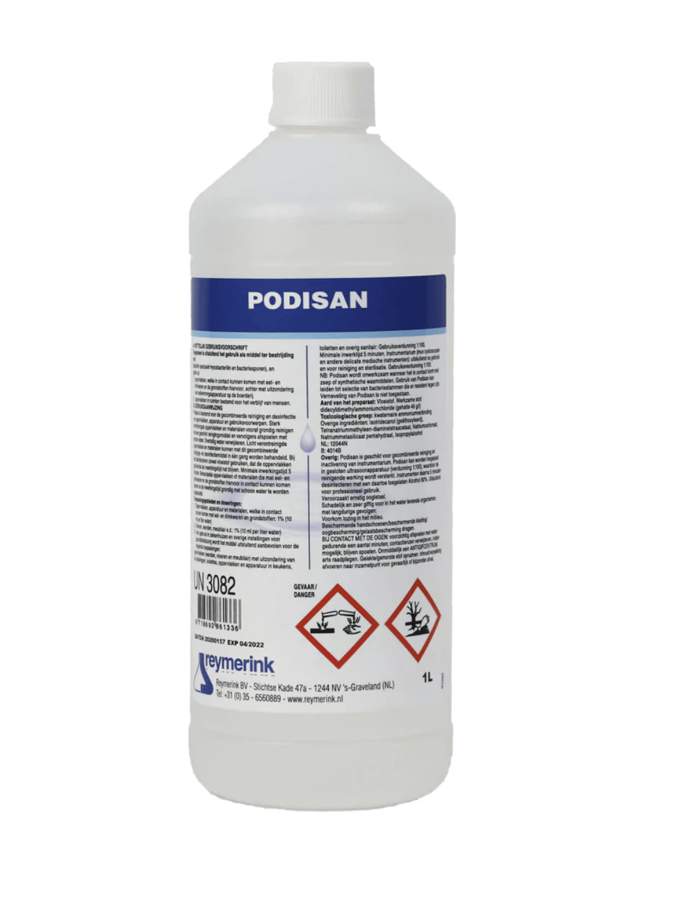 Podisan desinfectie/inactivering oppervlakken & gereedschappen