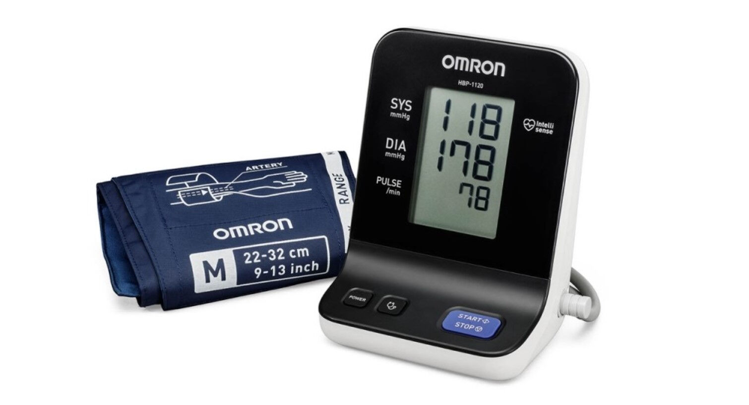 Professionele bovenarm  bloeddrukmeter Omron HBP 1120