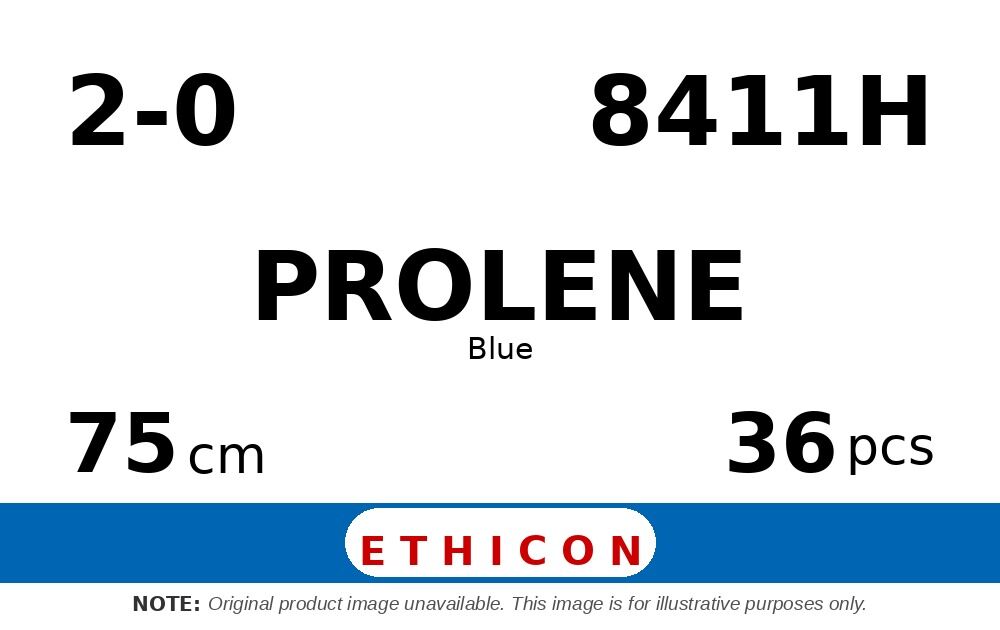 Prolene 8411H hechtdraad - CT-2 2-0 - 75cm - | per 36 st. |