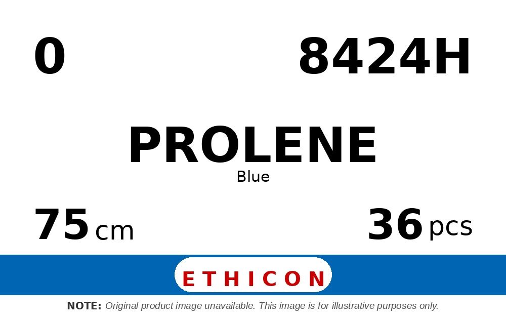 Prolene 8424H hechtdraad - CT-1 0 - 75cm - | per 36 st. |