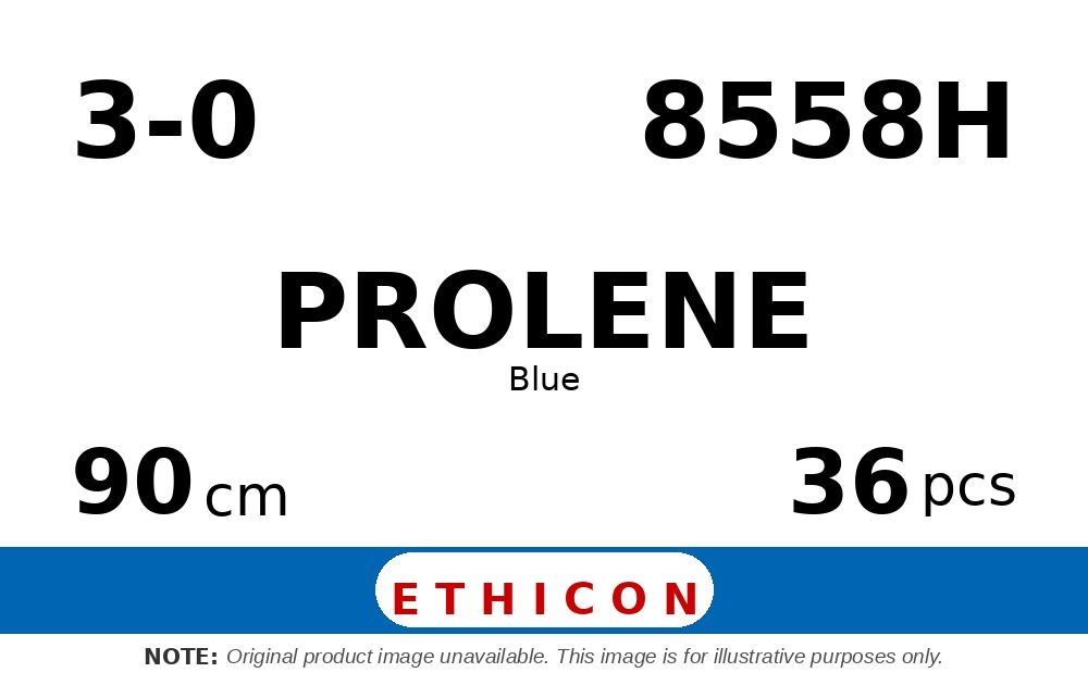 Prolene 8558H hechtdraad - RB-1 3-0 - 90cm - | per 36 st. |