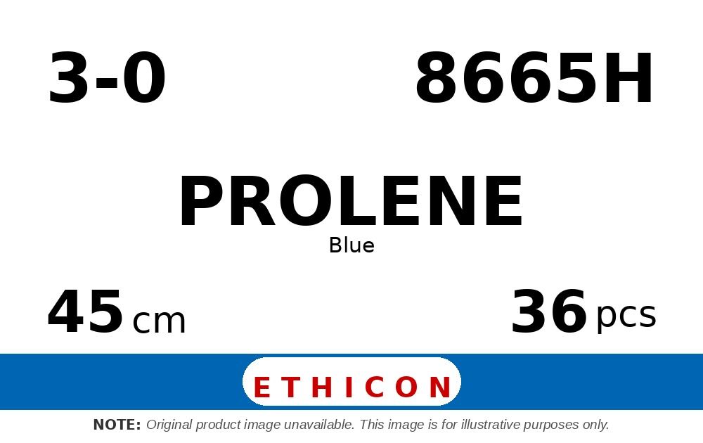 Prolene 8665H hechtdraad - FS-2 3-0 - 45cm - | per 36 st. |