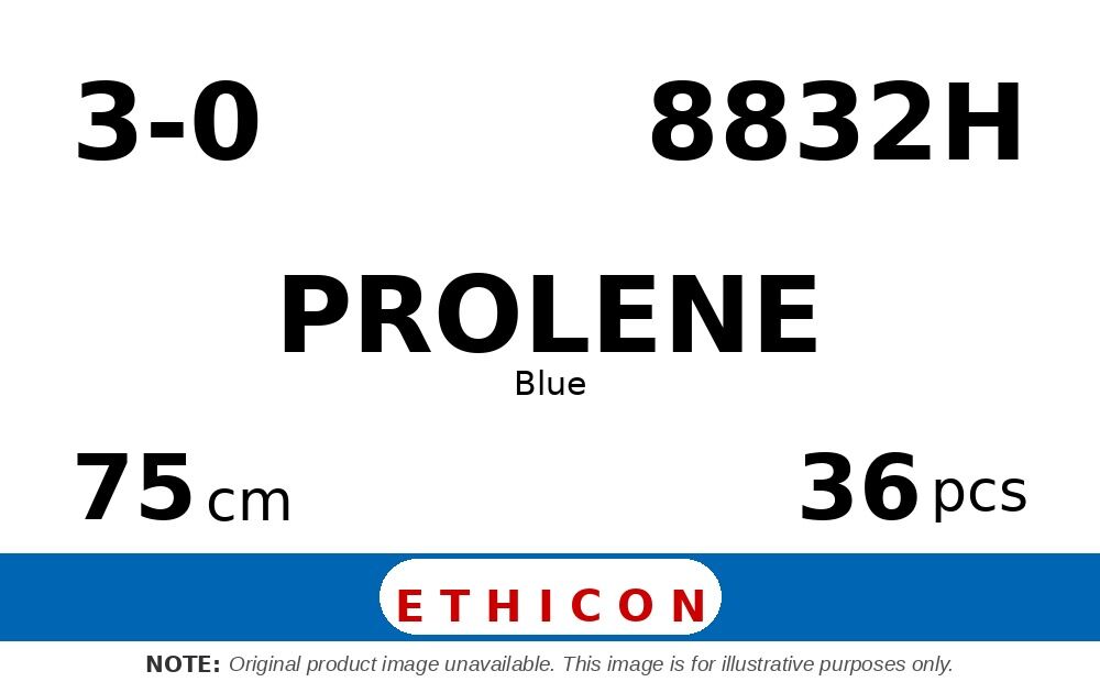 Prolene 8832H hechtdraad - SH 3-0 - 75cm - | per 36 st. |