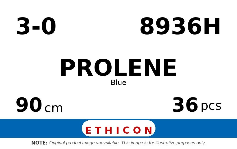 Prolene 8936H hechtdraad - V-5 3-0 - 90cm - | per 36 st. |