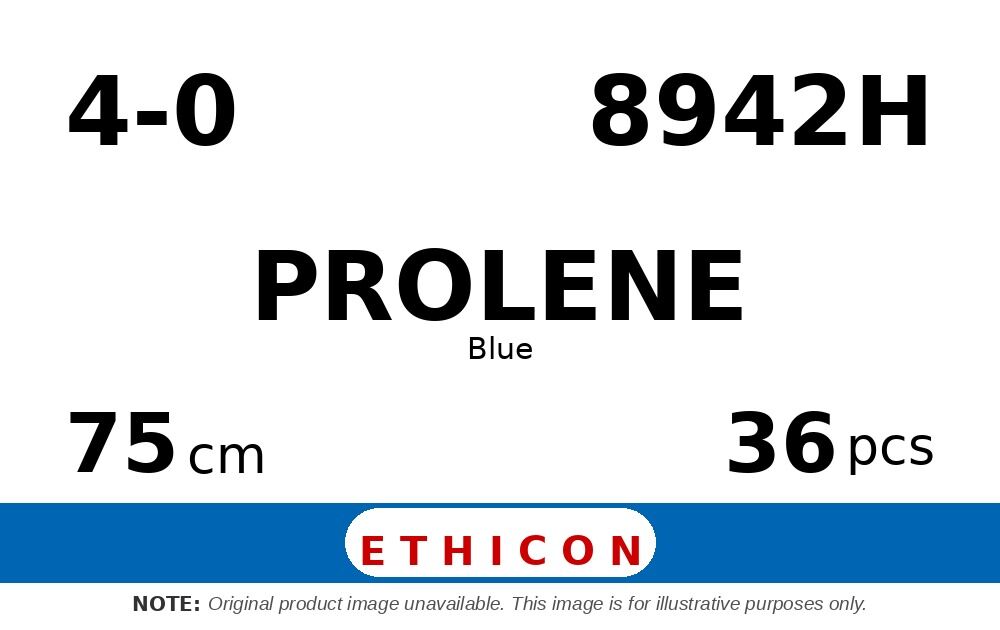 Prolene 8942H hechtdraad - V-4 4-0 - 75cm - | per 36 st. |