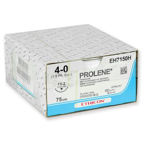 Ethicon Prolene EH7150H 4-0 blauw FS-2-75cm per 36st