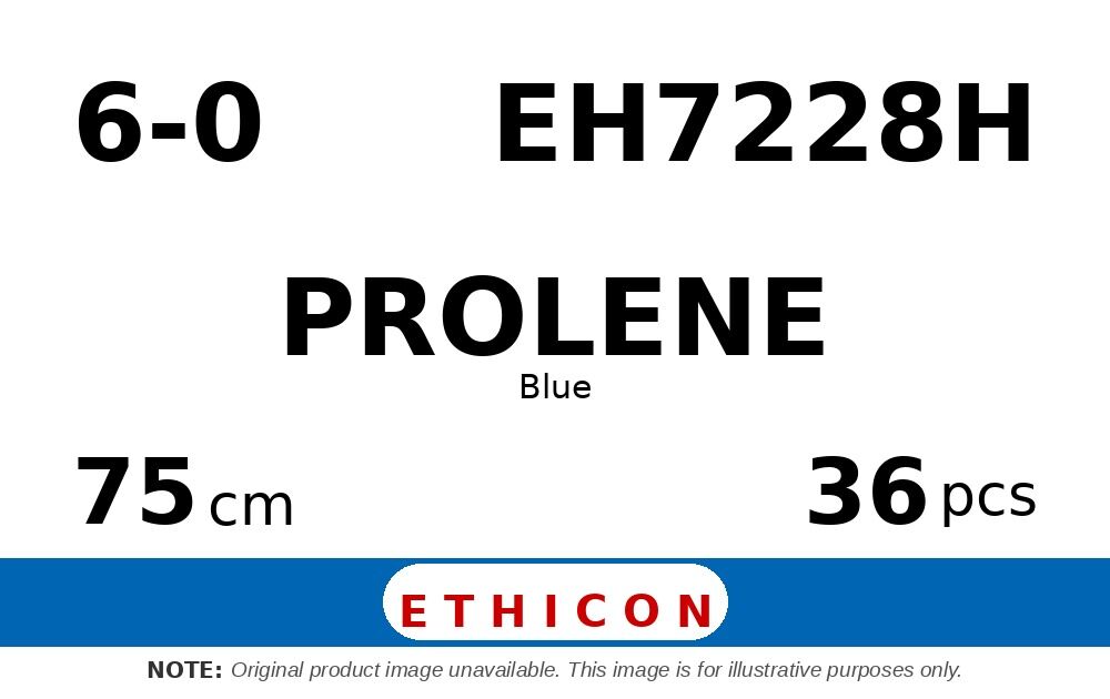 Prolene EH7228H hechtdraad - C-1 6-0 - 75cm - | per 36 st. |