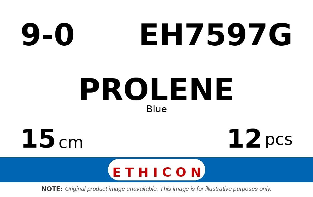 Prolene EH7597G hechtdraad - BV-2 9-0 - 15cm - | per 12 st. |