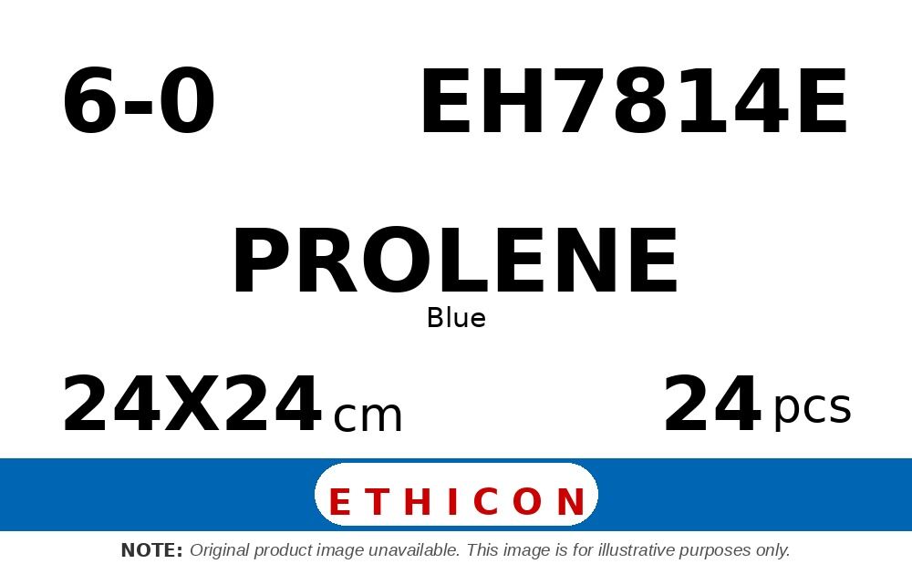 Prolene EH7814E hechtdraad - TF-6 6-0 - 24X24cm - | per 24 st. |