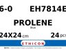 Prolene EH7814E hechtdraad - TF-6 6-0 - 24X24cm - | per 24 st. |
