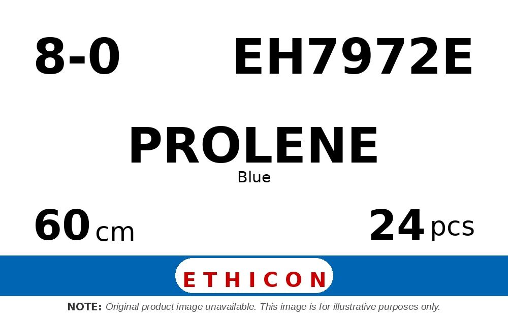 Prolene EH7972E hechtdraad - CC 8-0 - 60cm - | per 24 st. |