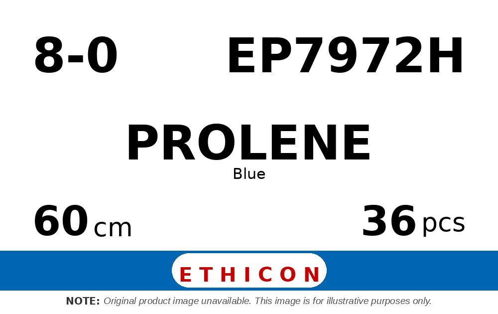 Prolene EP7972H hechtdraad - CC175-8 8-0 - 60cm - | per 36 st. |
