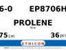Prolene EP8706H hechtdraad - C-1 6-0 - 75cm - | per 36 st. |