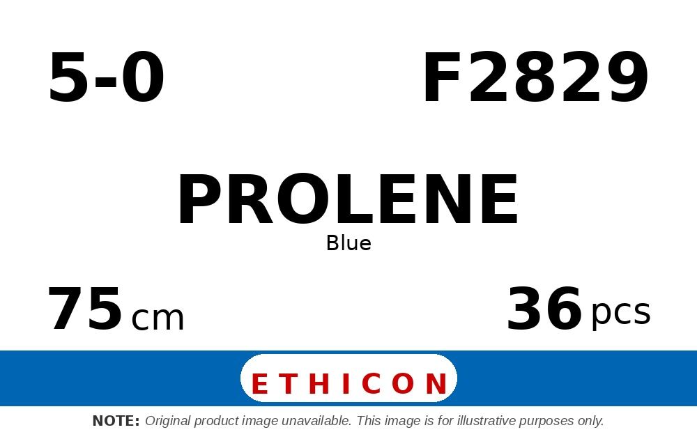 Prolene F2829 hechtdraad - V-4 5-0 - 75cm - | per 36 st. |