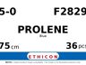 Prolene F2829 hechtdraad - V-4 5-0 - 75cm - | per 36 st. |