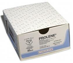 Hechtdraad Prolene 6-0 EH7406H 75cm blauw met 2xBV-1 hechtnaald per 36st.