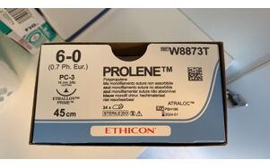 Ethicon prolene W8873T hechtdraad 6/0 met PC3 naald per 24st.