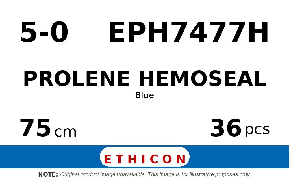 Prolene EPH7477H hechtdraad - C-1 5-0 - 75cm - | per 36 st. |