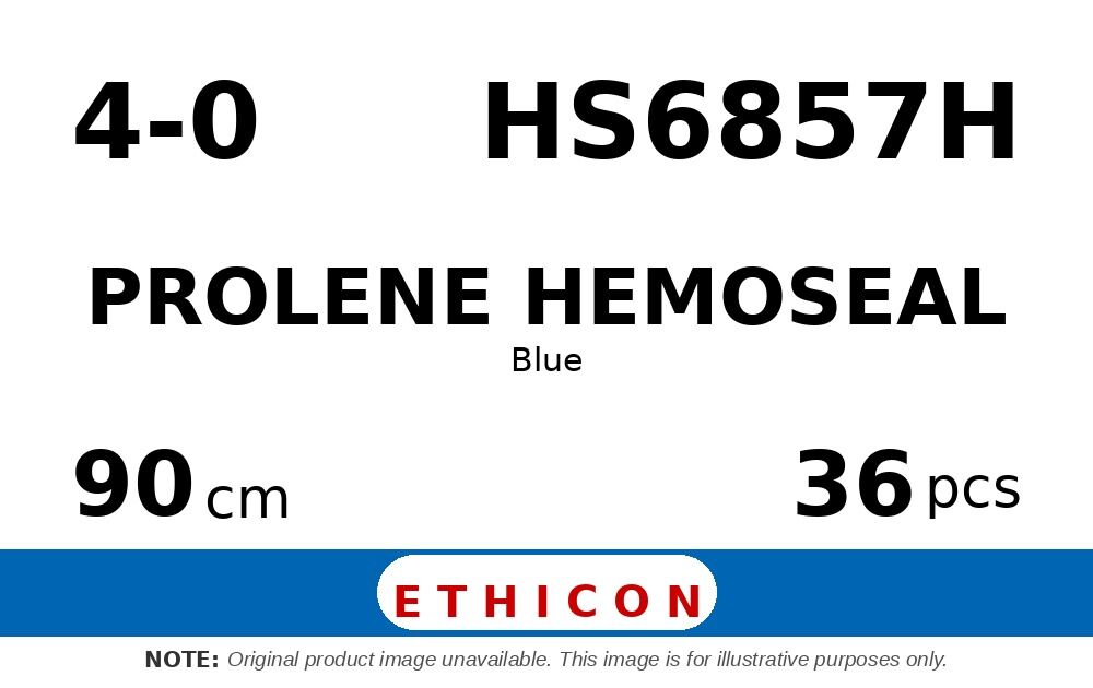 Prolene HS6857H hechtdraad - RB-1 4-0 - 90cm - | per 36 st. |