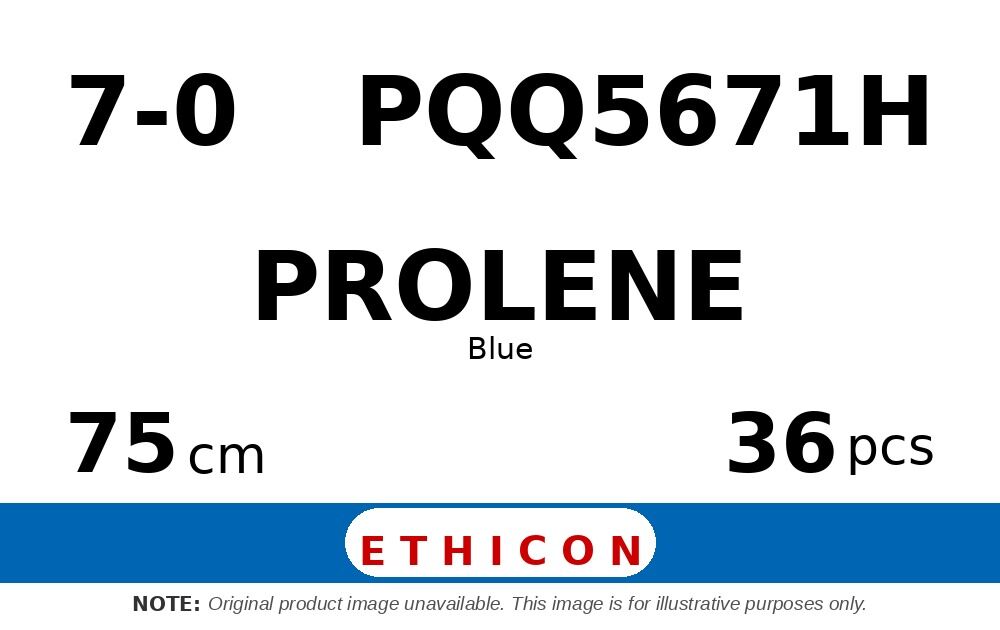 Prolene PQQ5671H hechtdraad - TF-6 7-0 - 75cm - | per 36 st. |