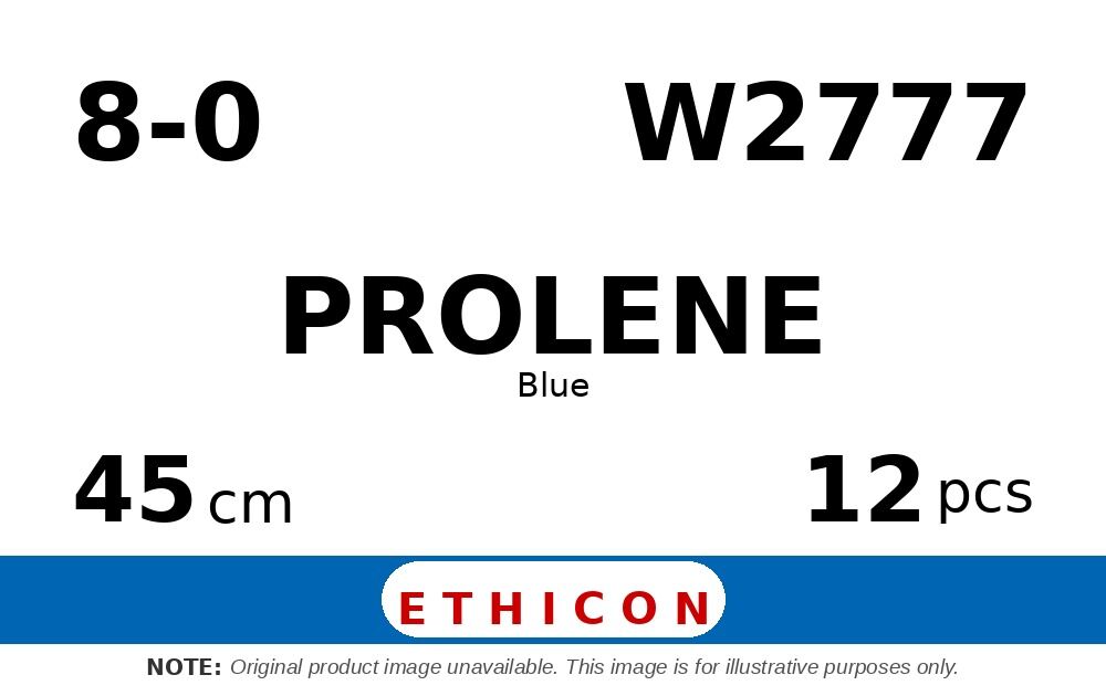 Prolene W2777 hechtdraad - BV130-5 8-0 - 45cm - | per 12 st. |