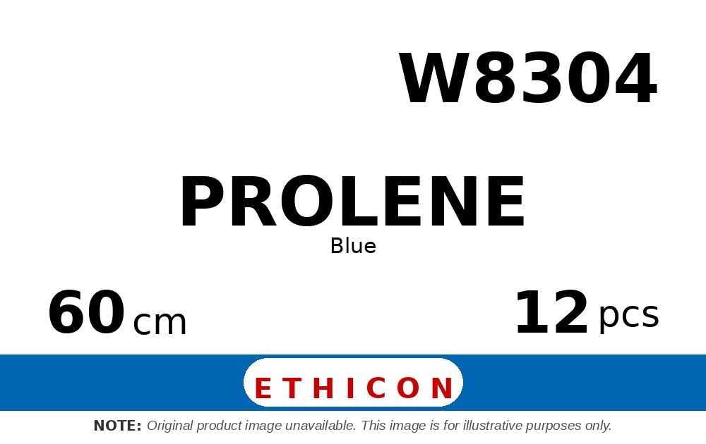 Prolene W8304 hechtdraad - BV-1 nan - 60cm - | per 12 st. |