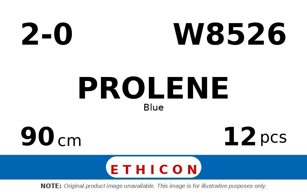 Prolene W8526 hechtdraad - MH-1 2-0 - 90cm - | per 12 st. |