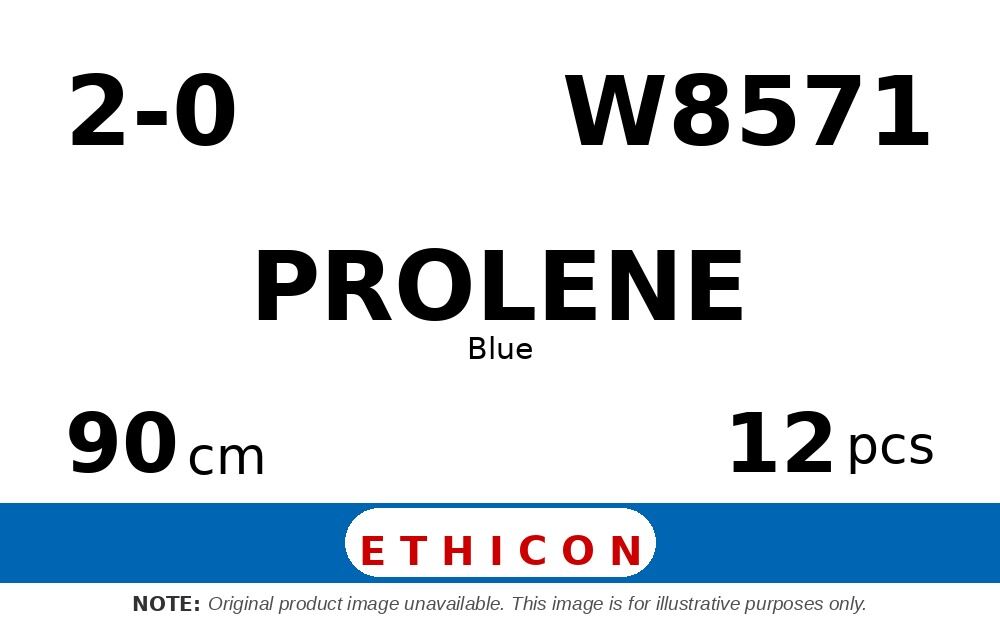 Prolene W8571 hechtdraad - KS-55 2-0 - 90cm - | per 12 st. |