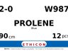 Prolene W987 hechtdraad - KP-3 2-0 - 90cm - | per 12 st. |