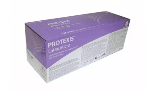 Protexis latex micro steriele handschoenen mt 7 poedervrij per 50 paar